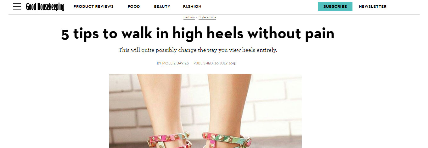 How to Wear High Heels Without Pain