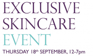 Cheapside_Skin_and_Beauty_Event_18_September_evening_free_skincare_event